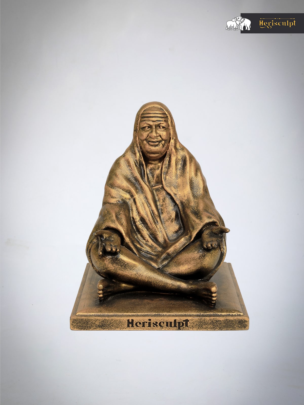 Thirukovilur Thapovanam Sri Gnanandha Giri Swamigal Meditating Figurine