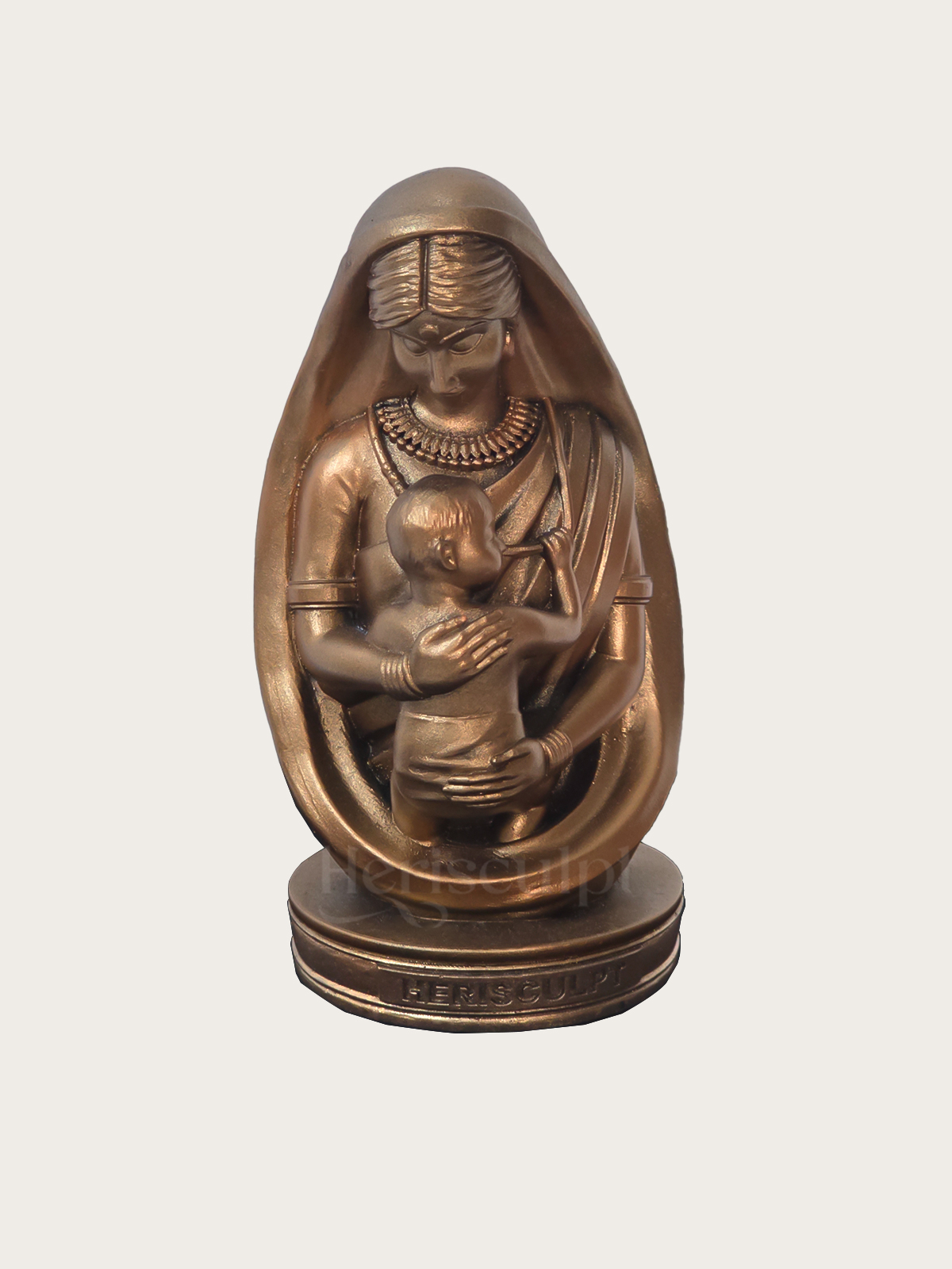 Elegant Mother and baby Love Statue for Home Decor