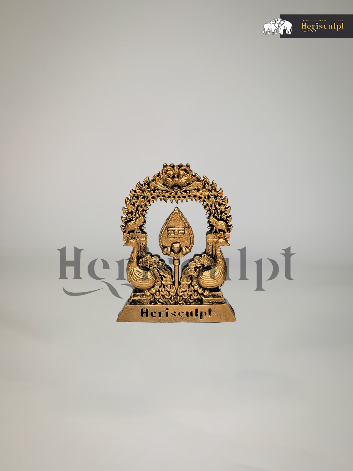 Lord Murugan vel With Peacock For Car Dashboard